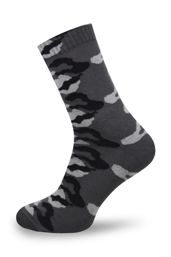 Мужские носки с принтом Hunting gray