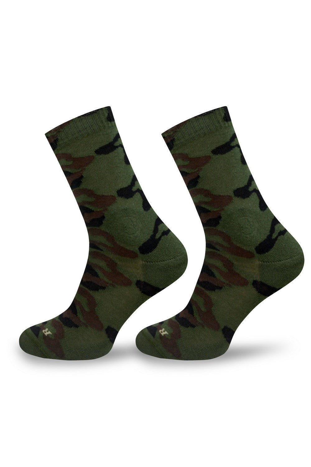 Мужские носки с принтом Hunting green