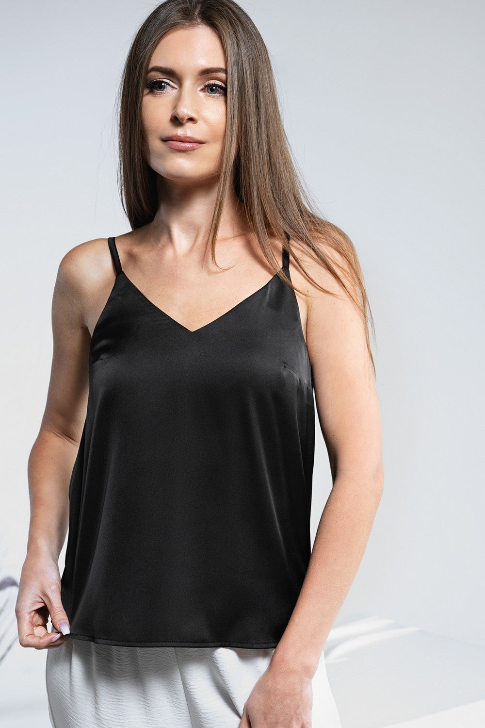 Топ на тонких бретелях 1650 black