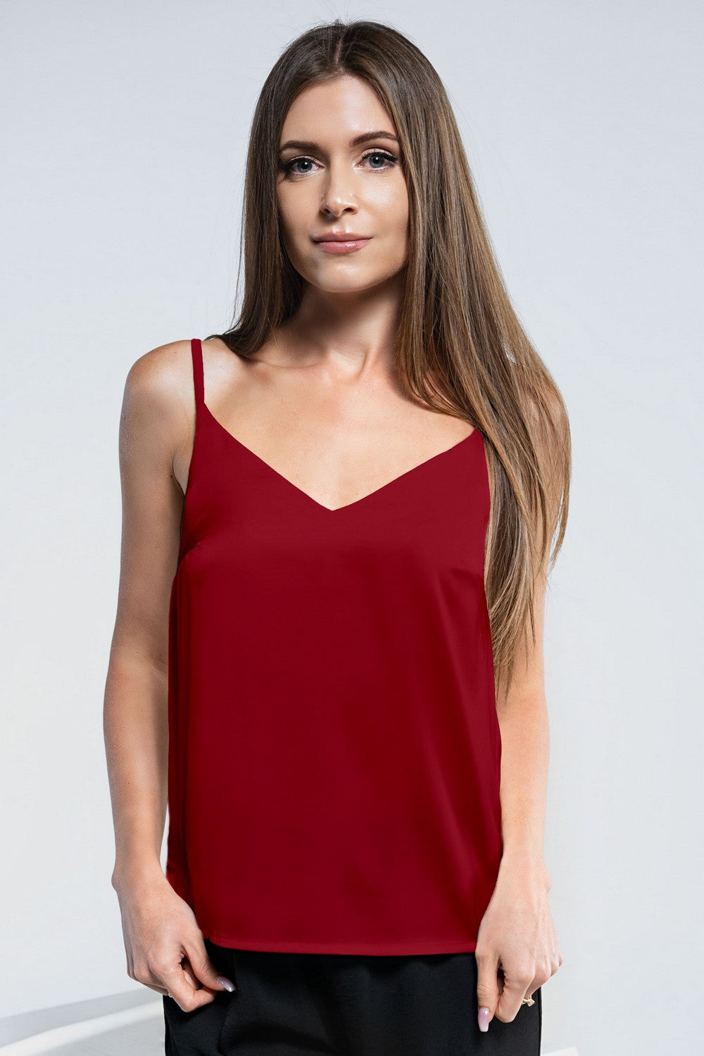 Топ на тонких бретелях 1650 red