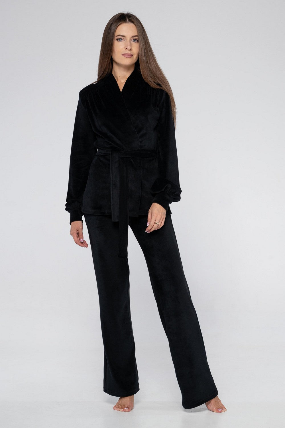 Велюровый комплект для дома 2113 black