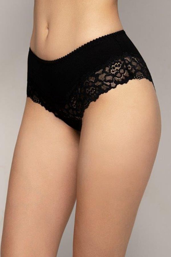 Трусики слип с кружевом BLB 116 black (2 шт.)