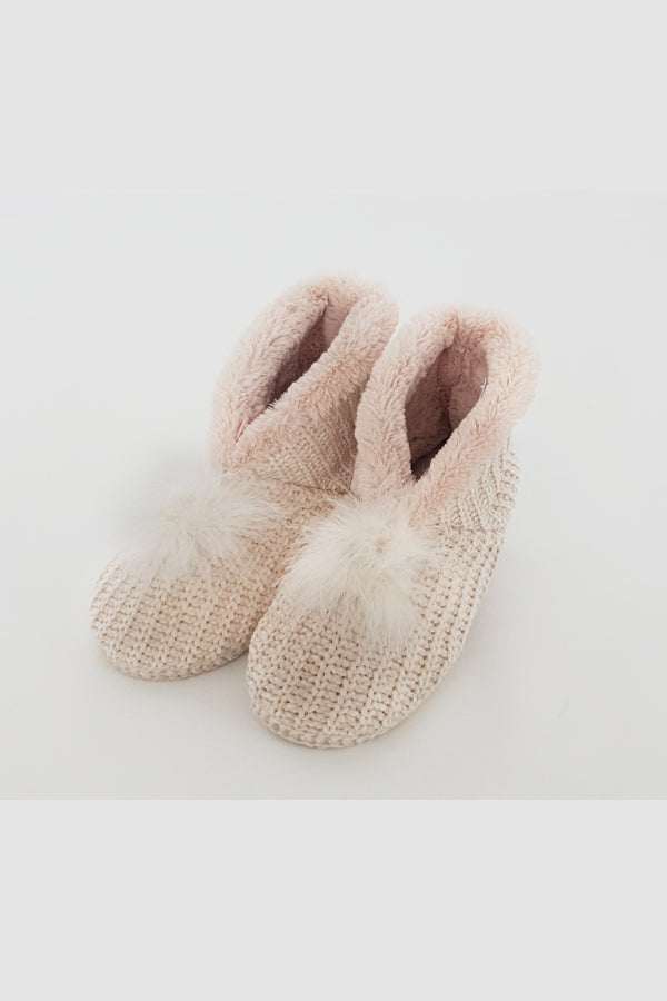 Домашние вязаные сапожки 012 Ugg beige