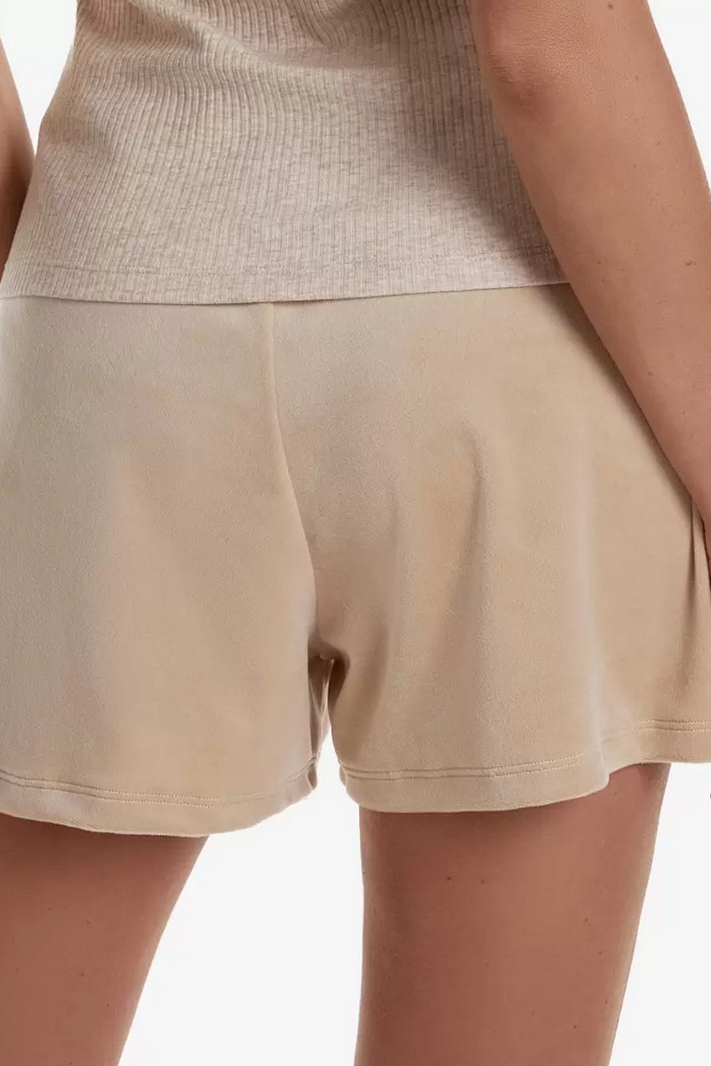 Флисовые домашние шорты Гран-Віа ШРЖ8 beige