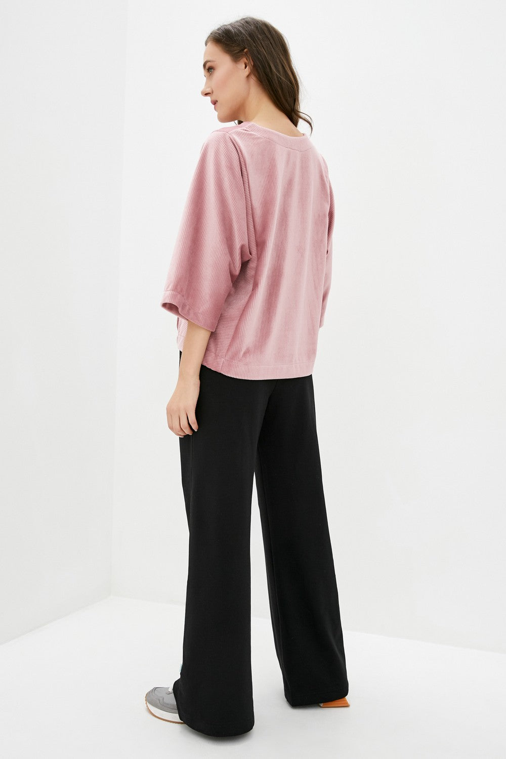 Кофта с широкими рукавами 019/3 Powder