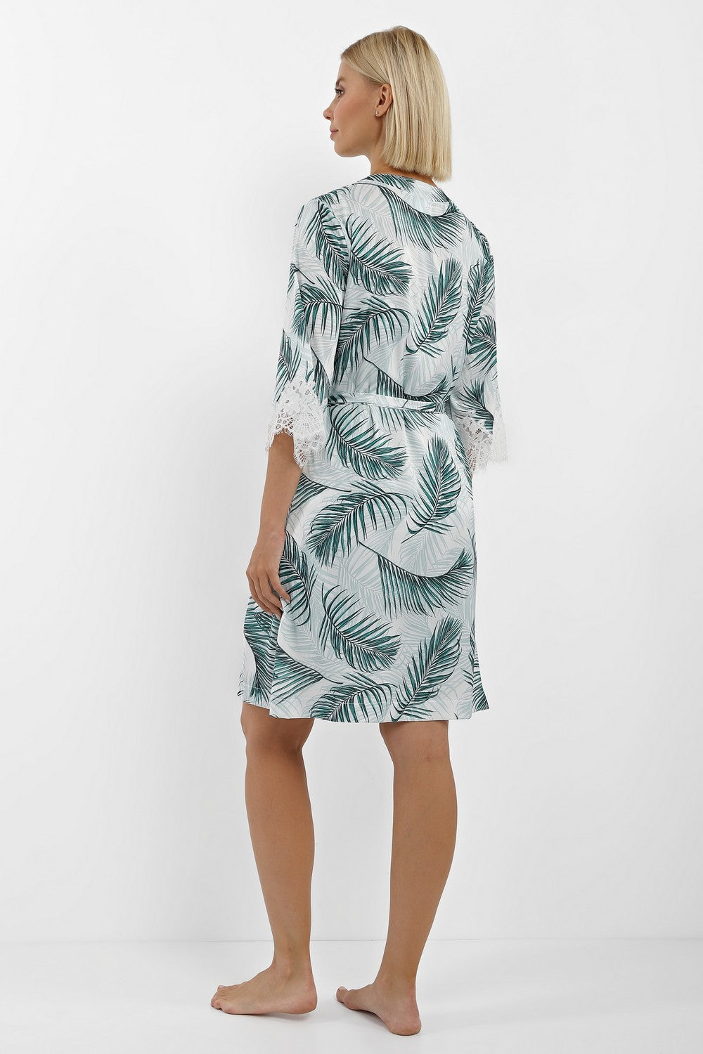 Халат с растительным принтом 536 malibu