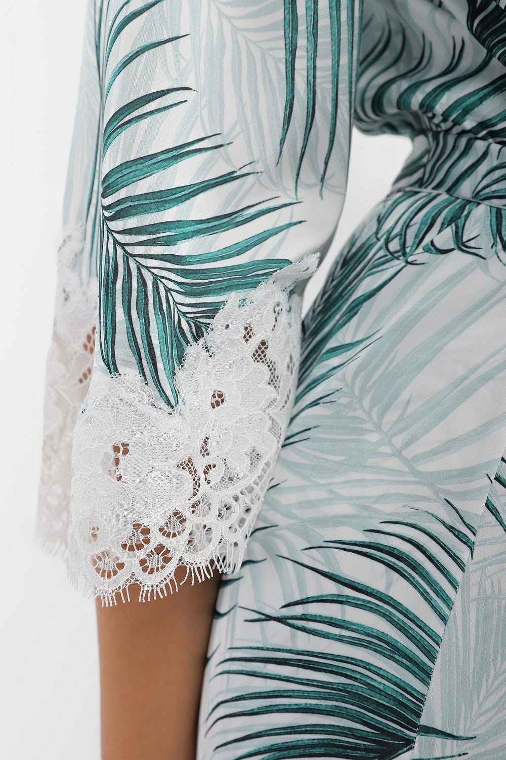 Халат с растительным принтом 536 malibu