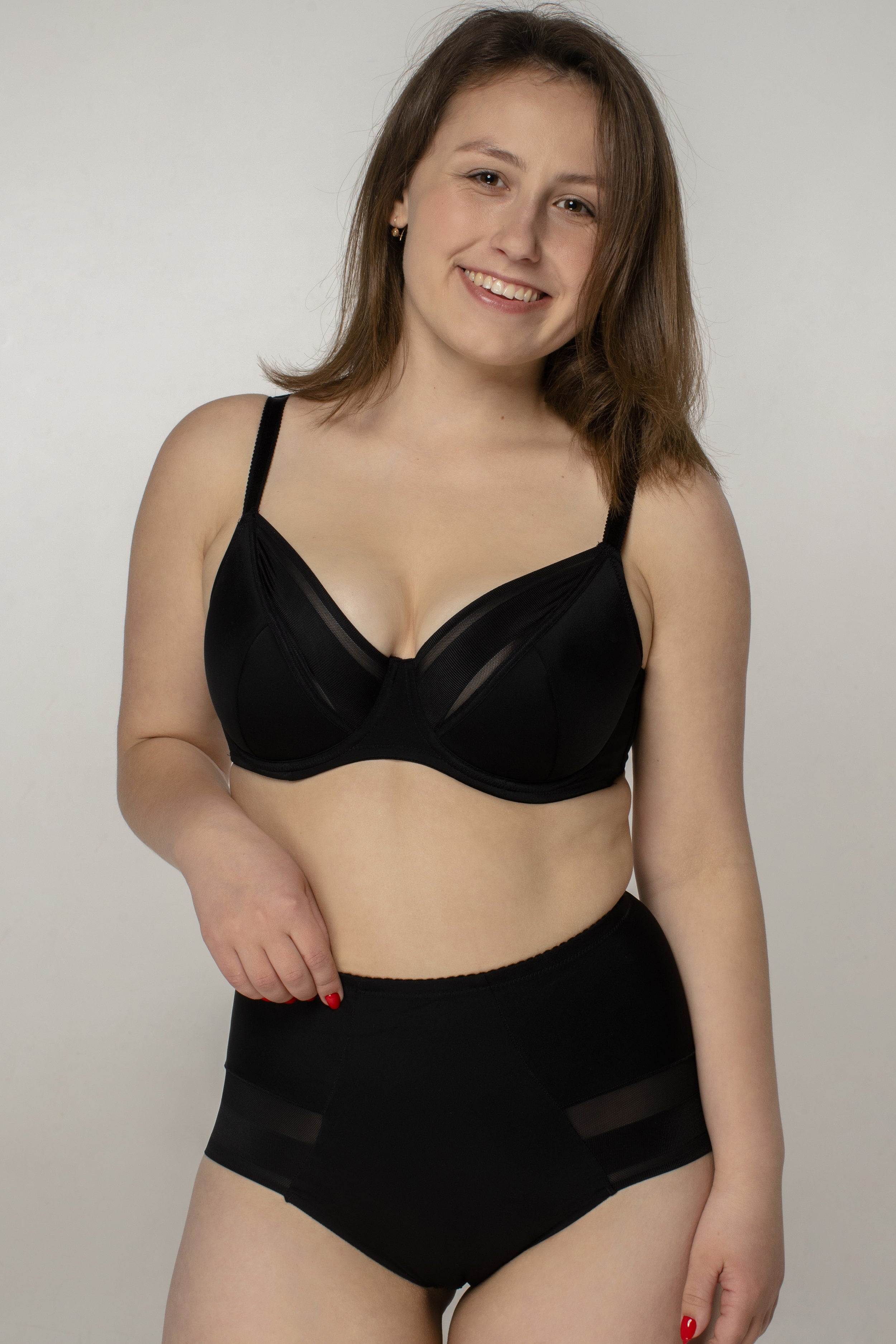 Высокие трусики слип 2030034/034С black