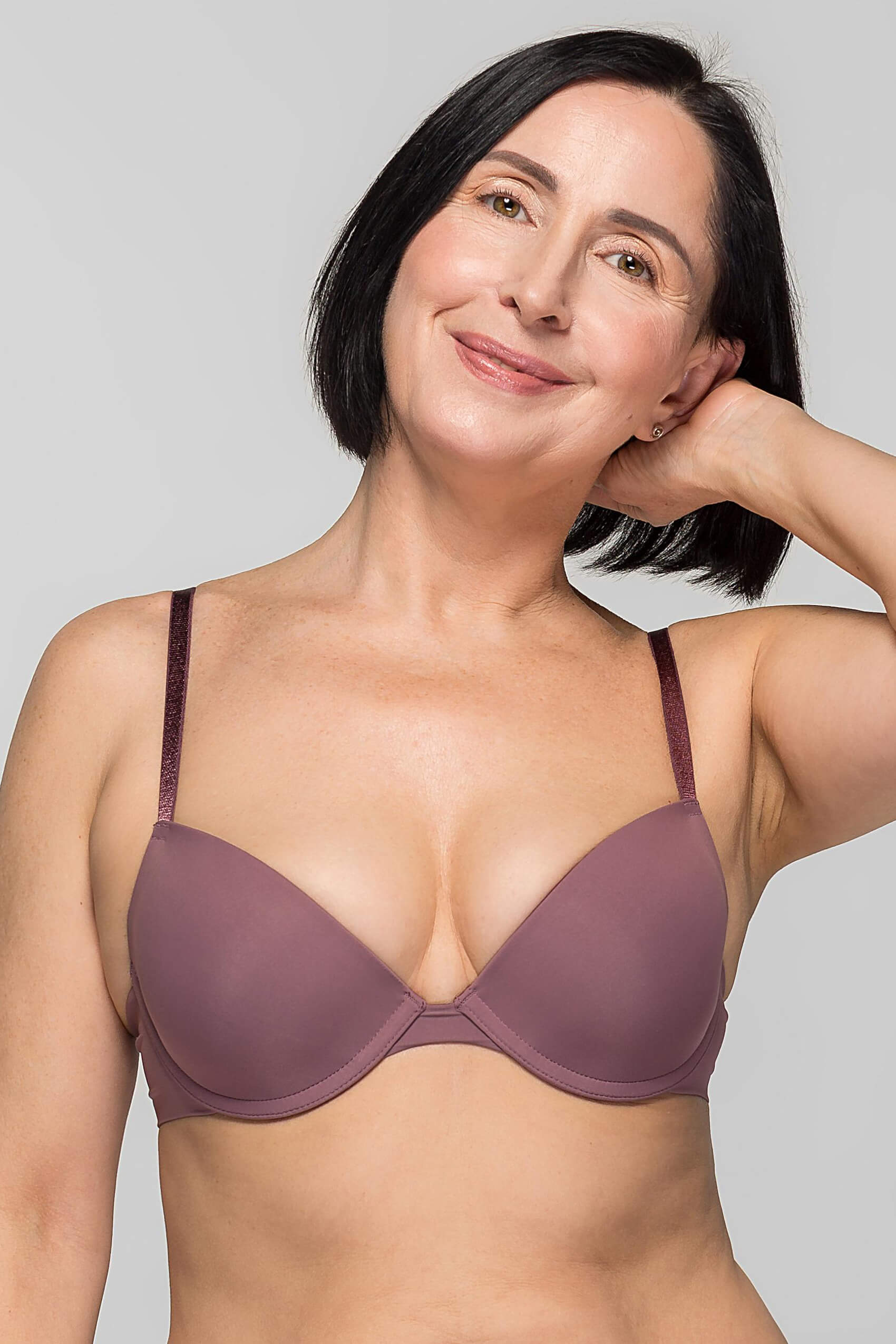 Бюстгальтер с вкладышами push-up SLZ19801002/002C grape