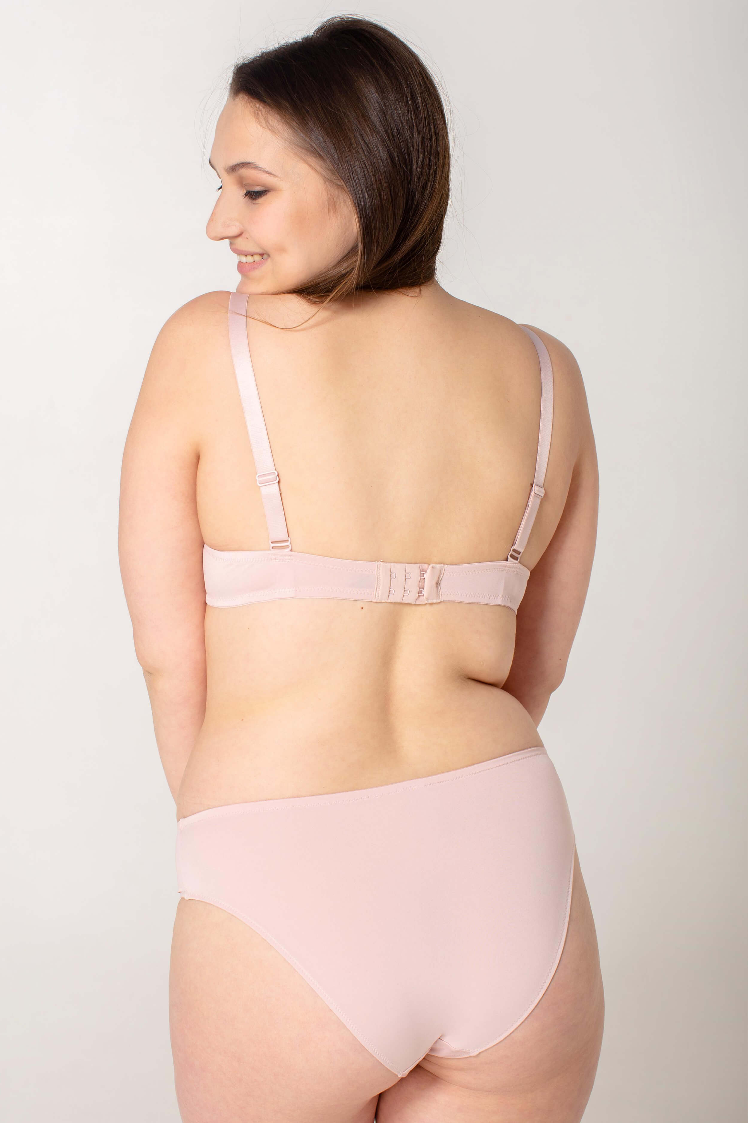 Высокие трусики слип из микрофибры SLZ24002101/101BC rose cream