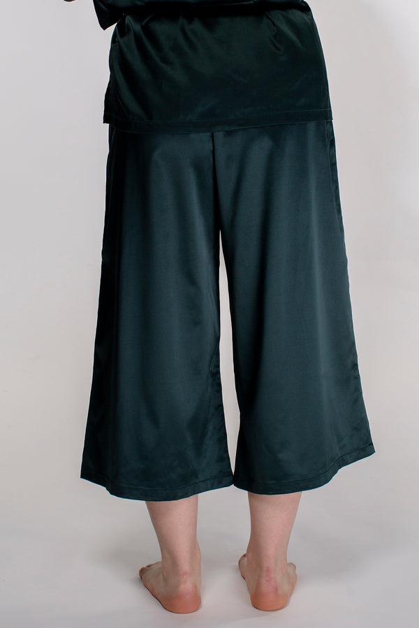 Широкие пижамные брюки HOM2008010/010MC green
