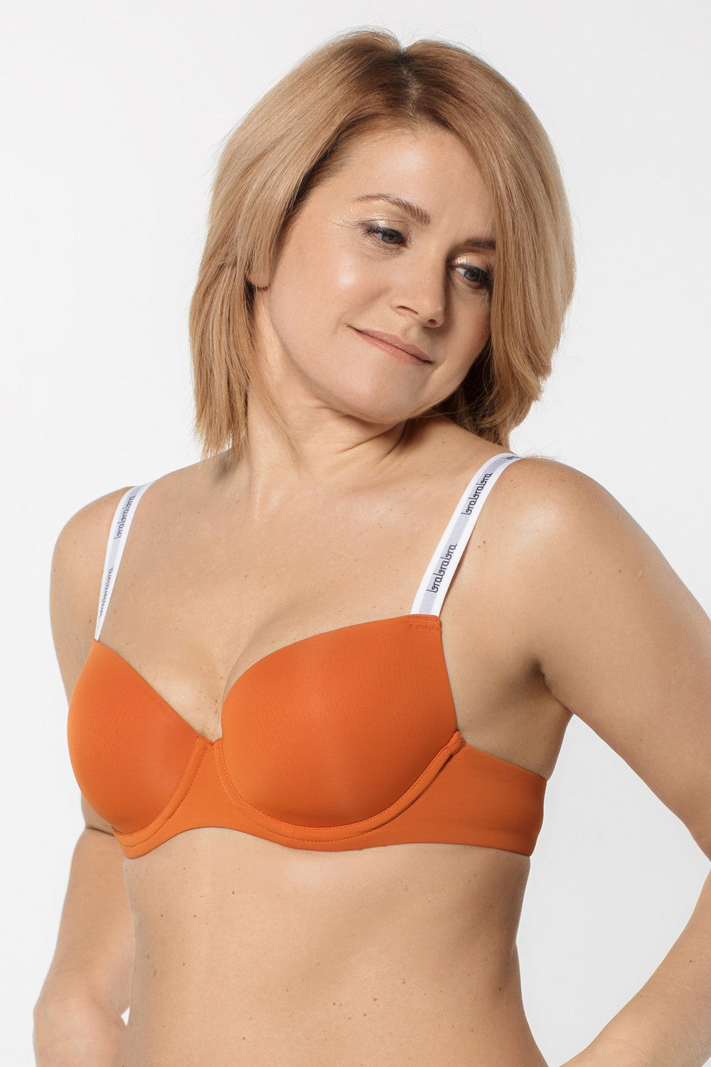 Бесшовный бюстгальтер SLZ19801118/118C dark orange
