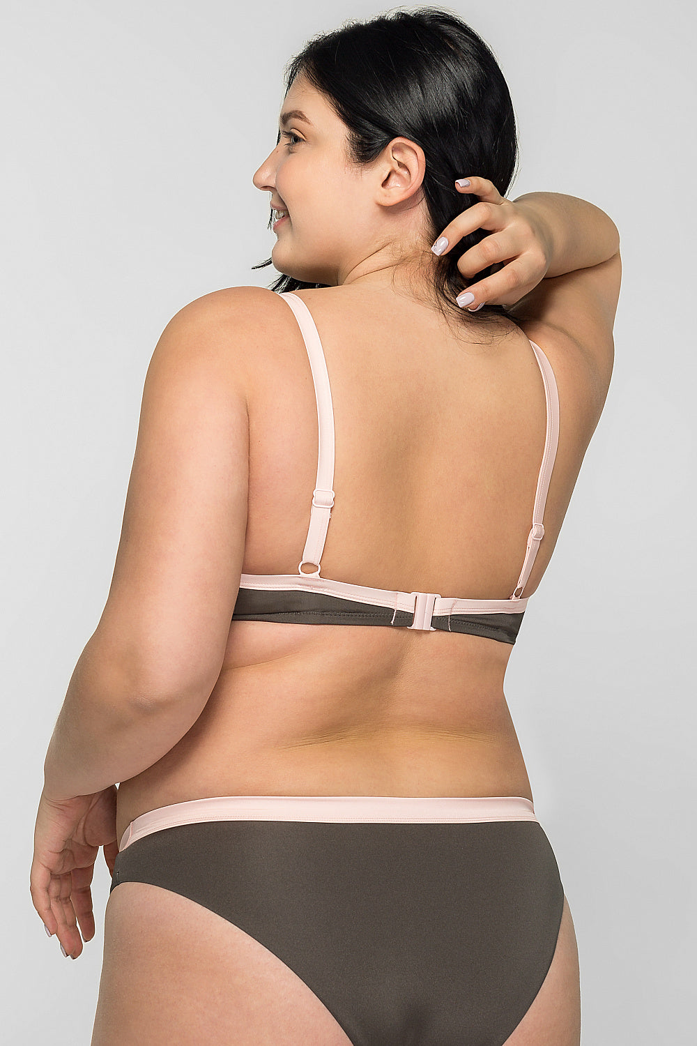 Купальный бюстгальтер балконет SO205433/433C olive