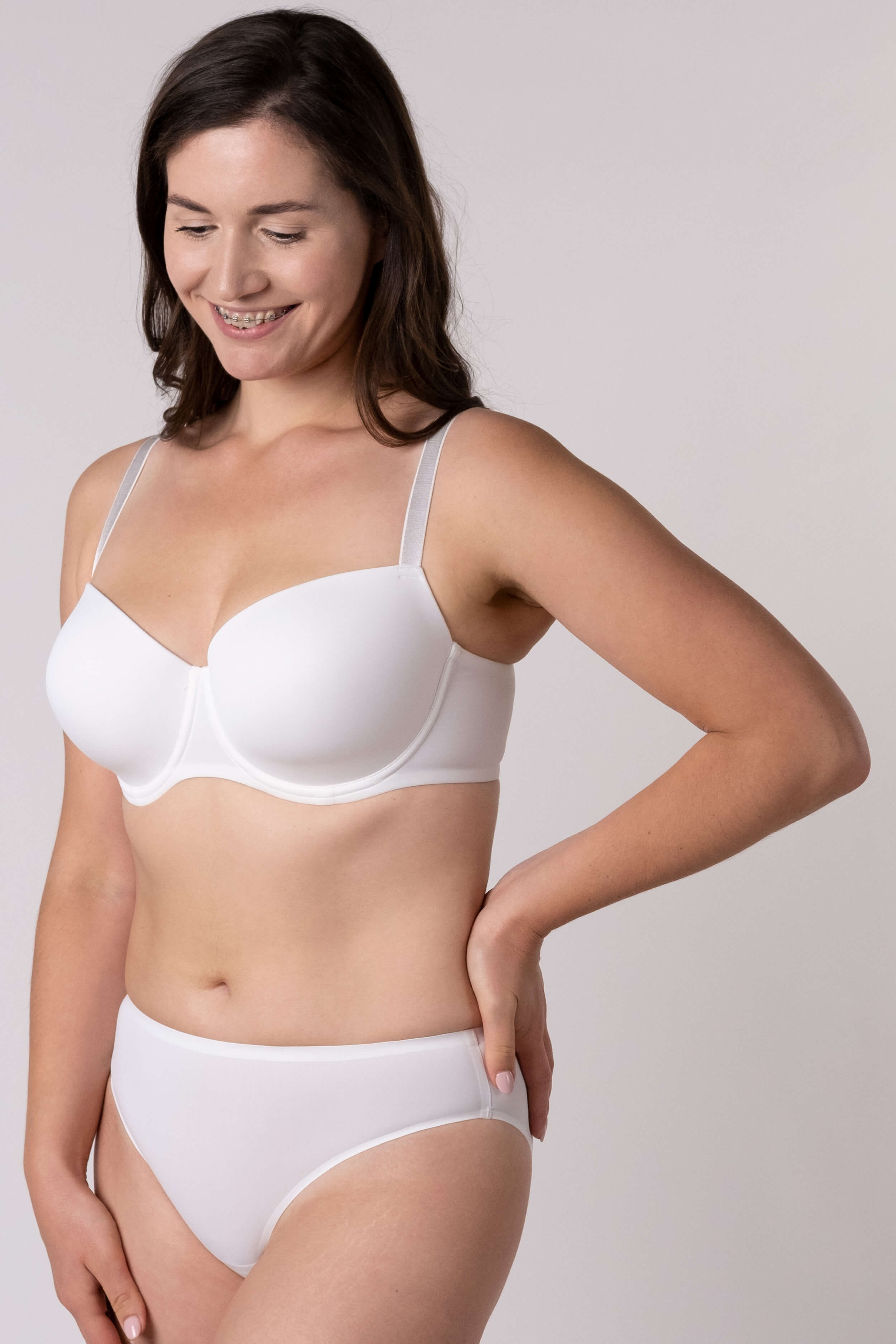 Бесшовные трусики слип SLZ19802001/001C white