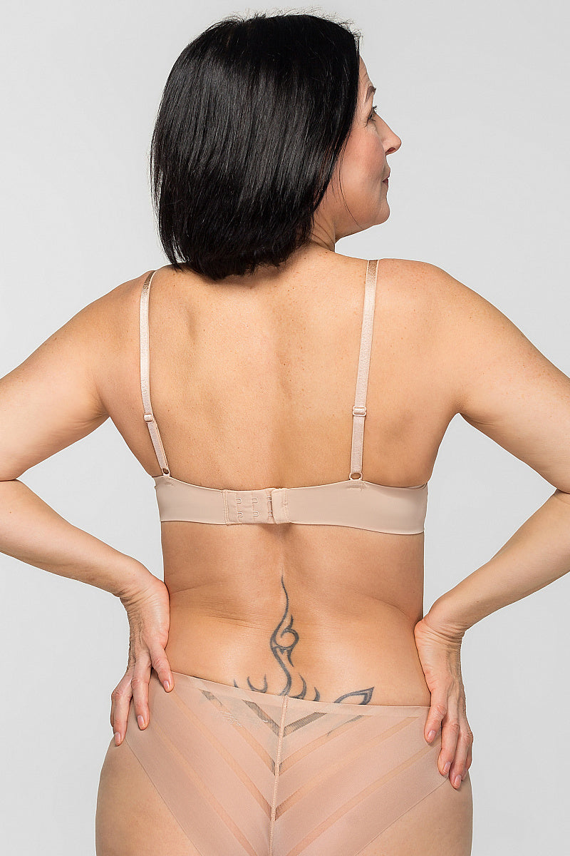 Бюстгальтер с вкладышами push-up SLZ19801002/002C nude