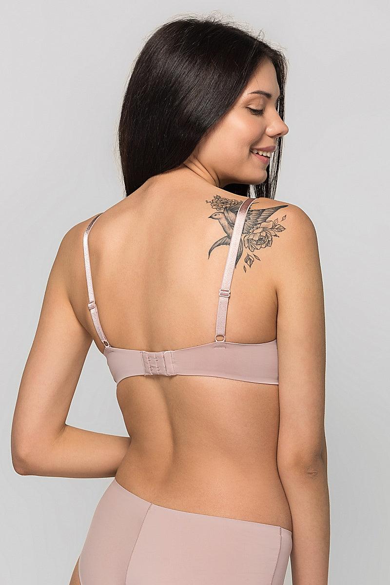Бюстгальтер с вкладышами пуш-ап SLZ19801002/002C rose