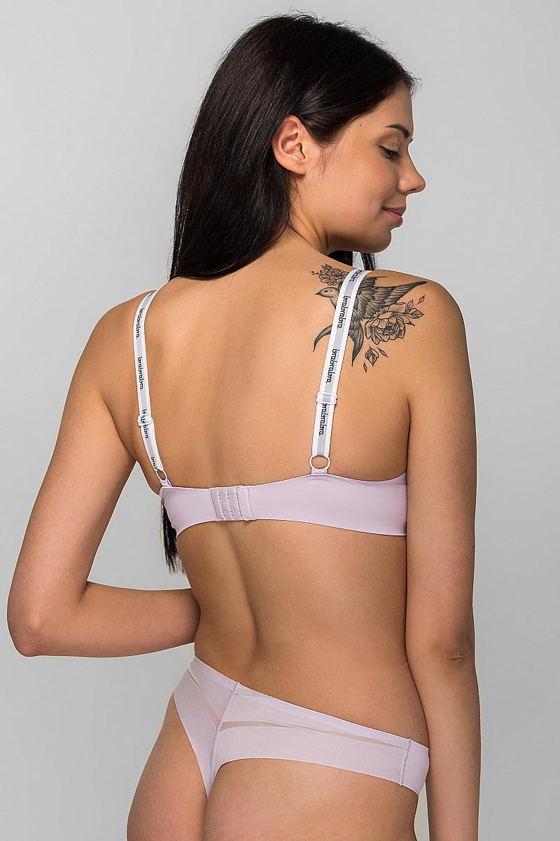 Бесшовный бюстгальтер пуш-ап SLZ19801102/102C lilac