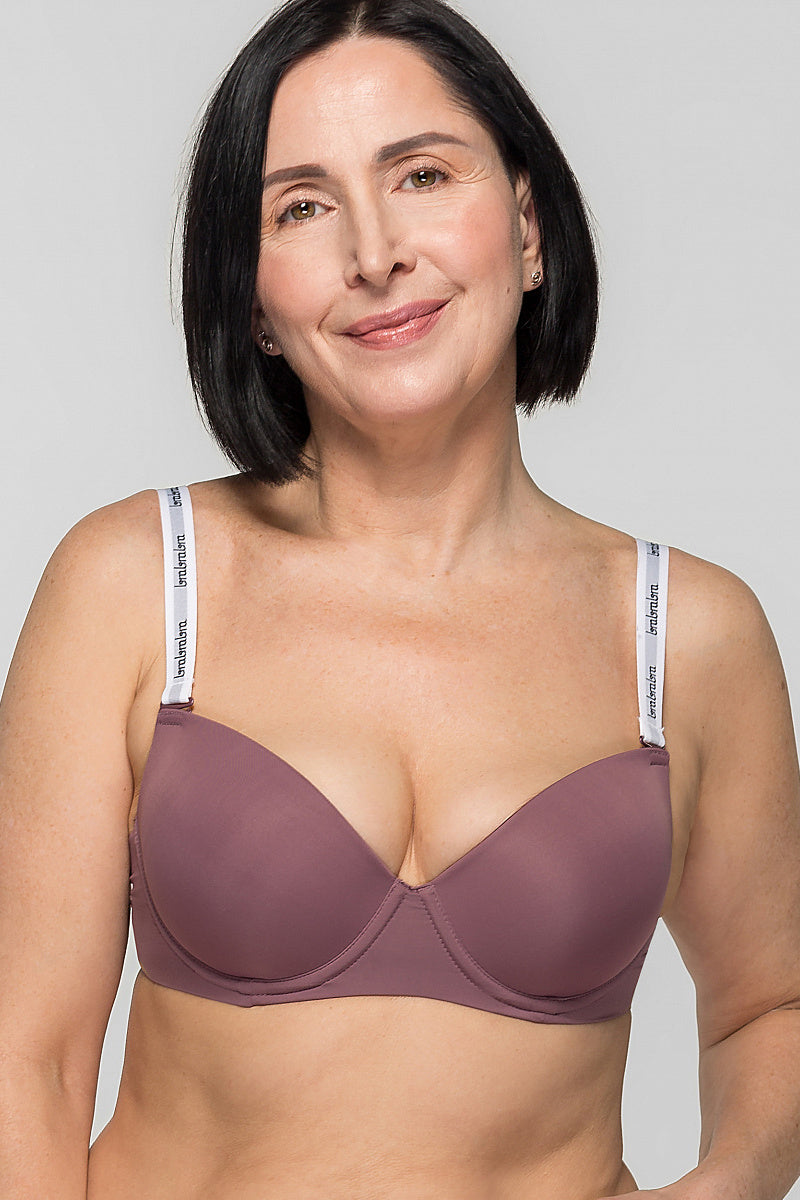 Бесшовный бюстгальтер push-up SLZ19801176/176C grape