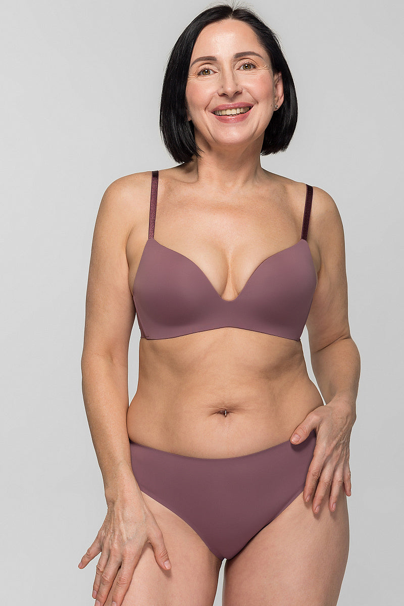 Бесшовные трусики слип SLZ19802001/001C grape