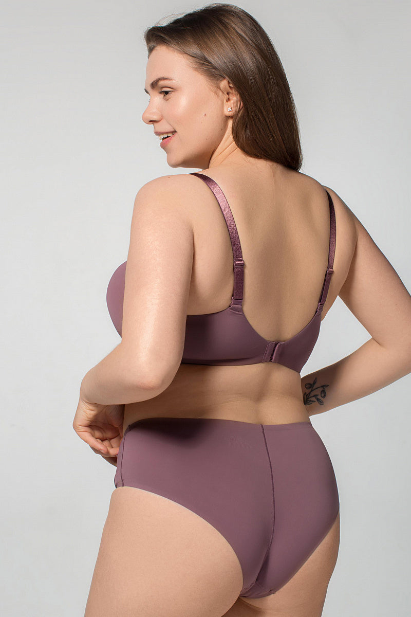 Бесшовные трусики брифы SLZ19802003/03C grape