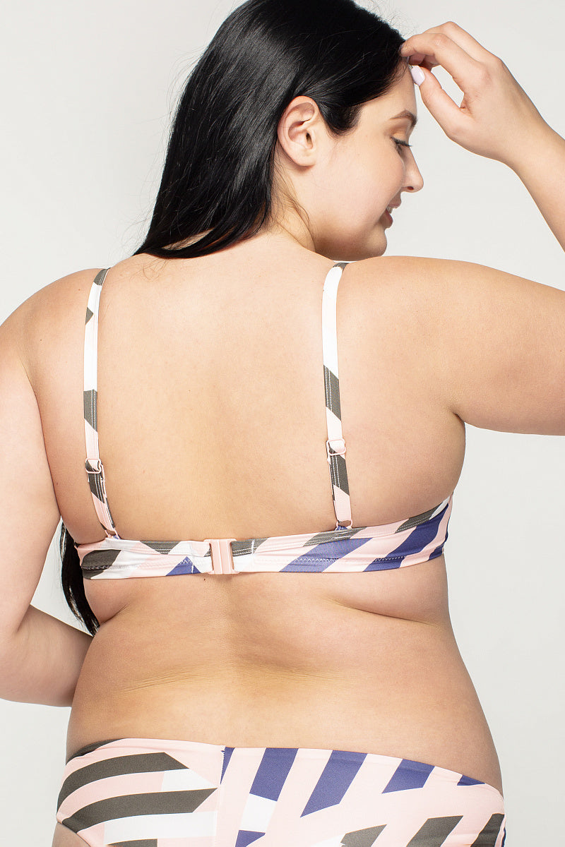 Купальний бюстгальтер з принтом SO205033/033K olive