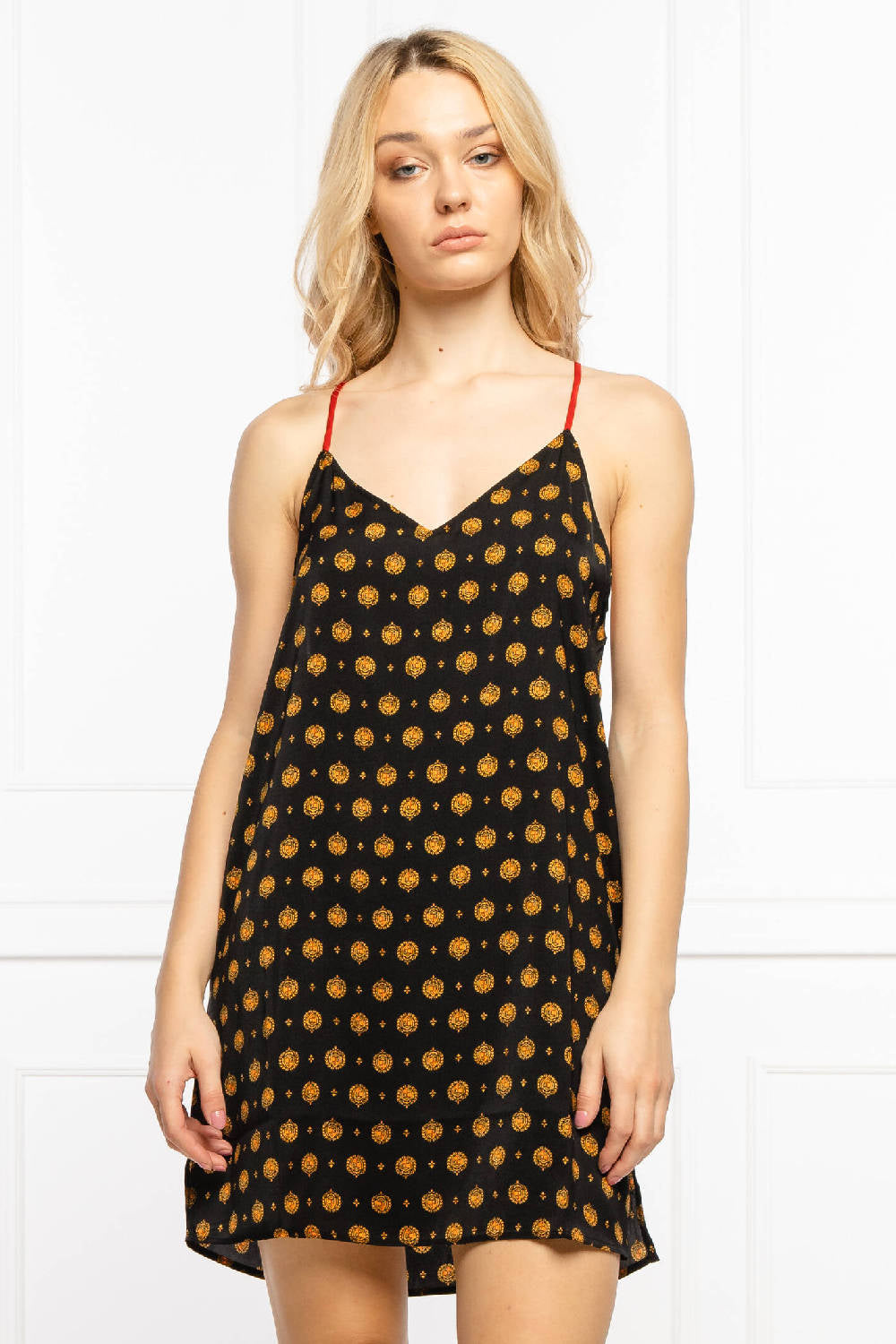 Ночная сорочка с принтом YI2122486/002 black crest