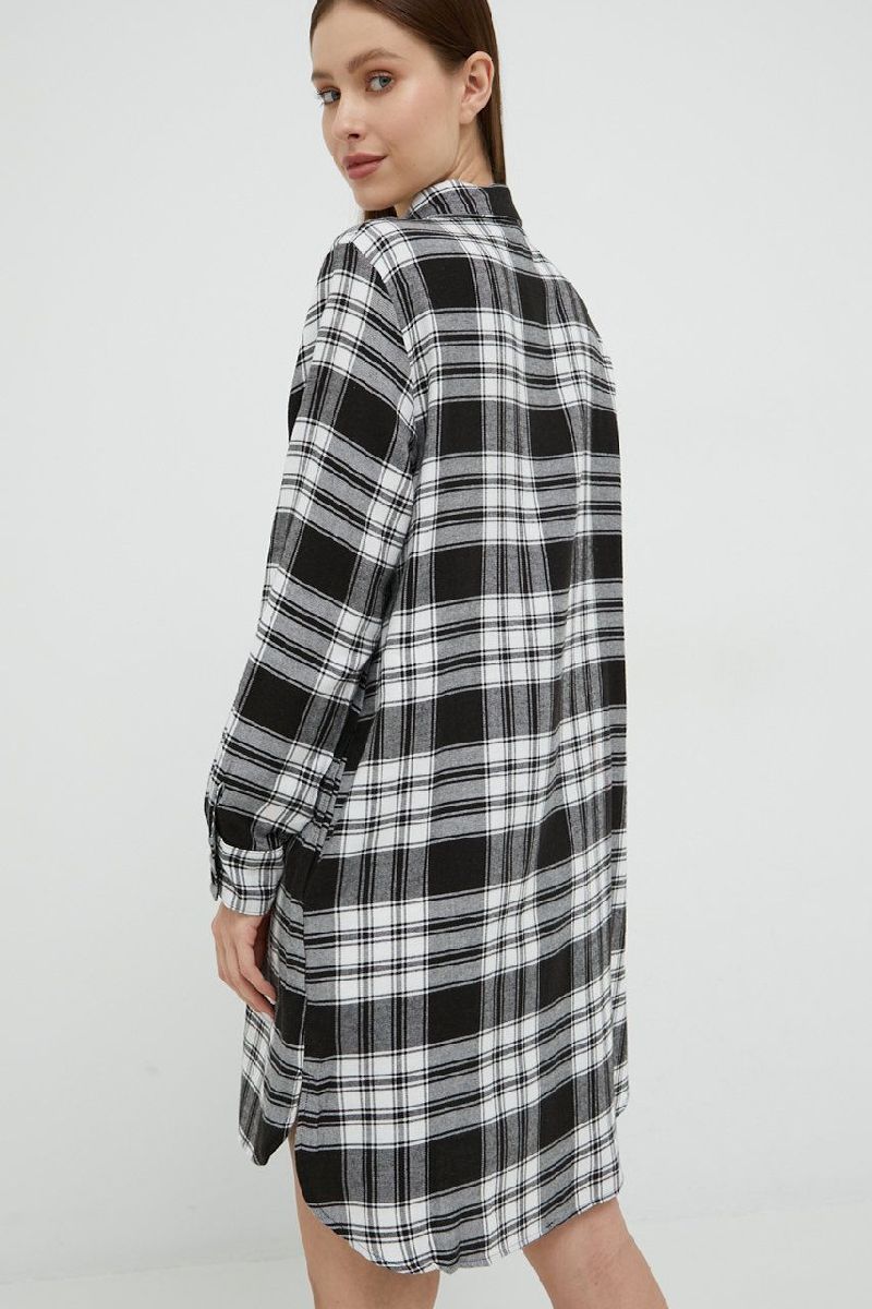 Рубашка на пуговицах YI2322591/005 black plaid