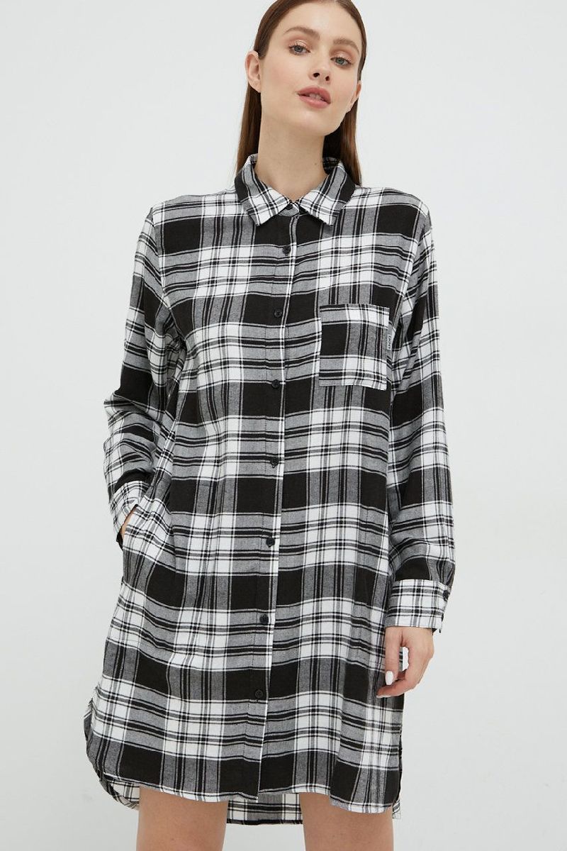 Сорочка на ґудзиках YI2322591/005 black plaid
