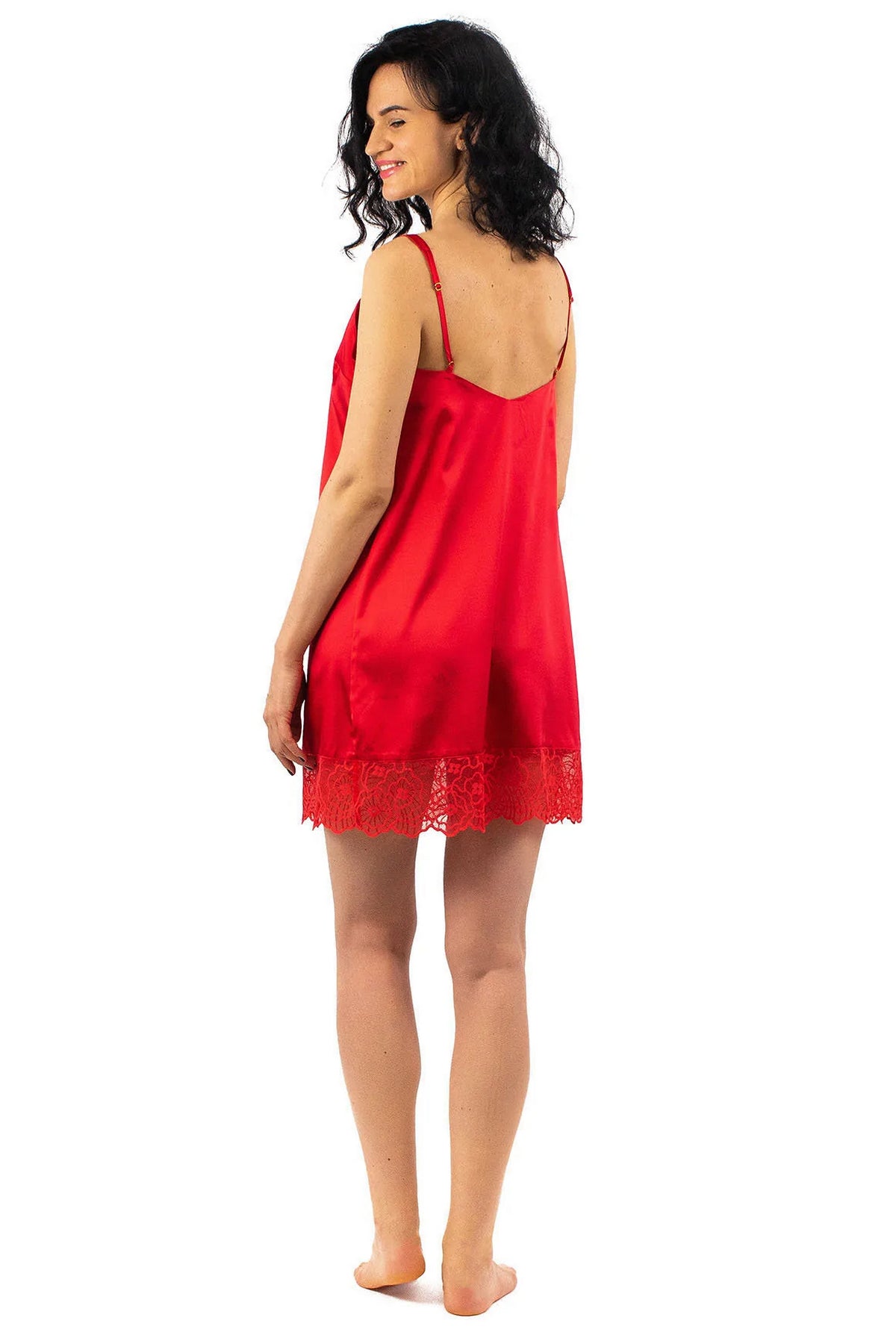 Шелковая сорочка 211403-11 Good Girl Gone Bad red