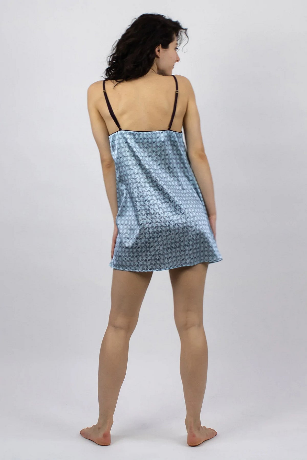 Шелковая сорочка 221401-10 The Lady blue