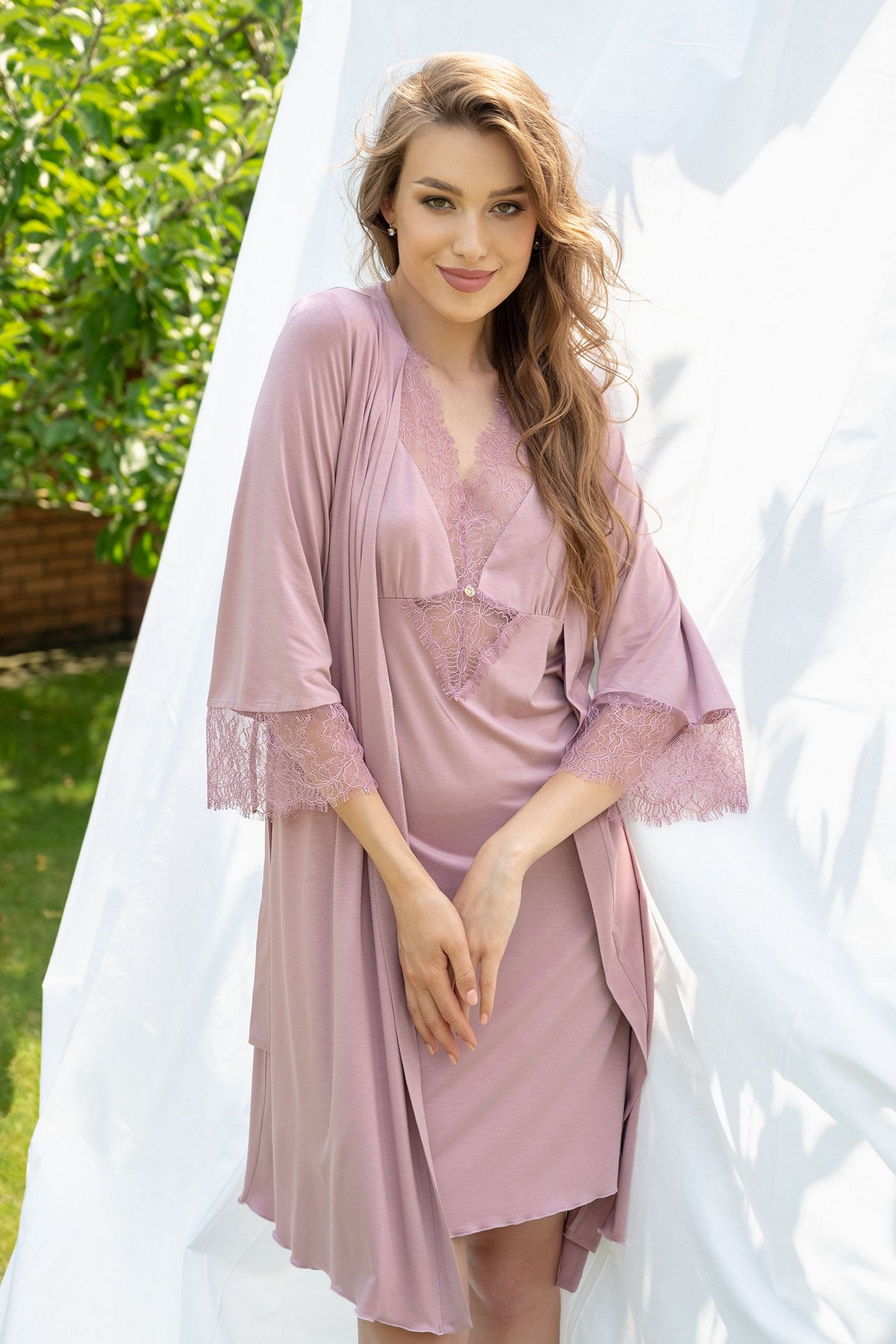 Ночная сорочка из вискозы 2311 dark pink