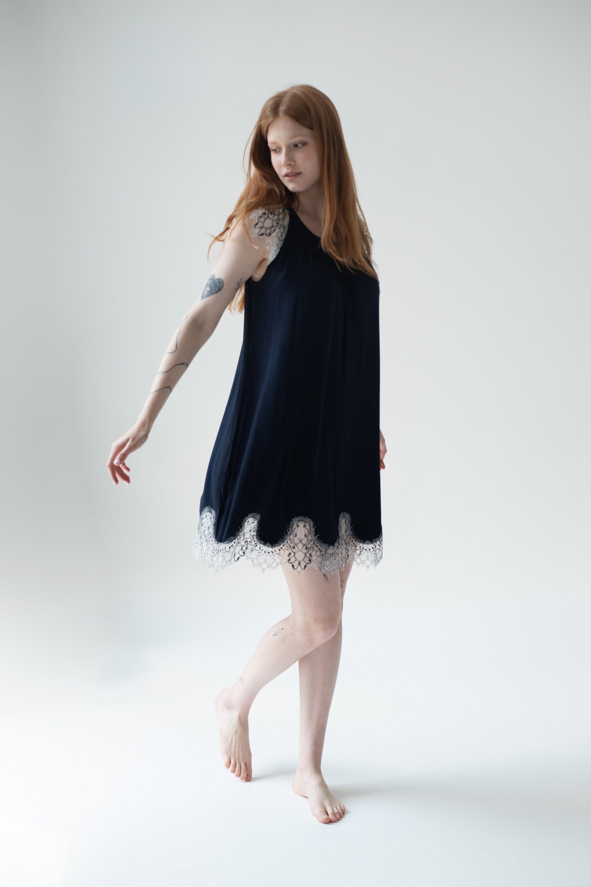 Сорочка из вискозы 034 Blue