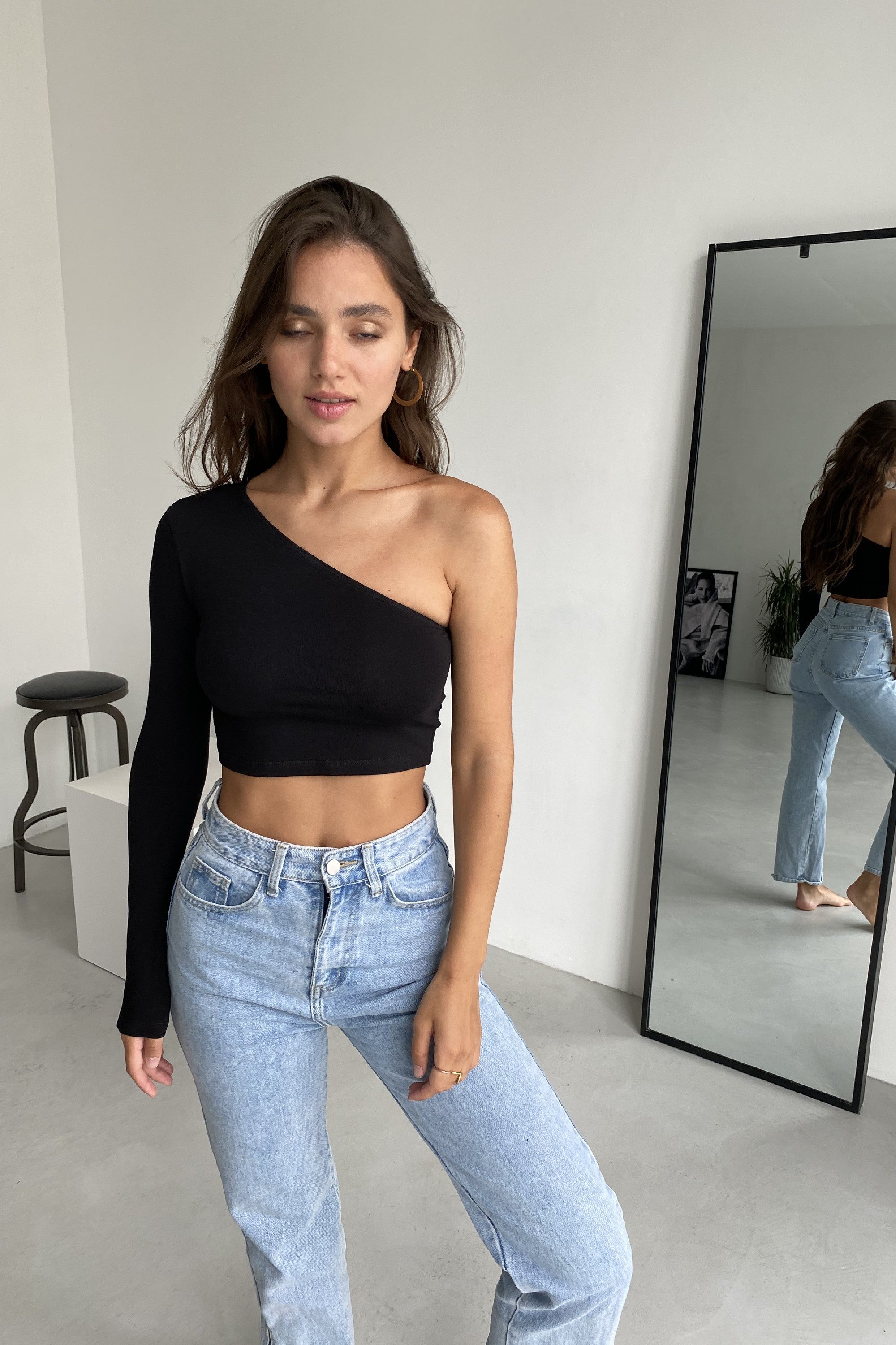 Хлопковый кроп-топ Monday SS21620/1