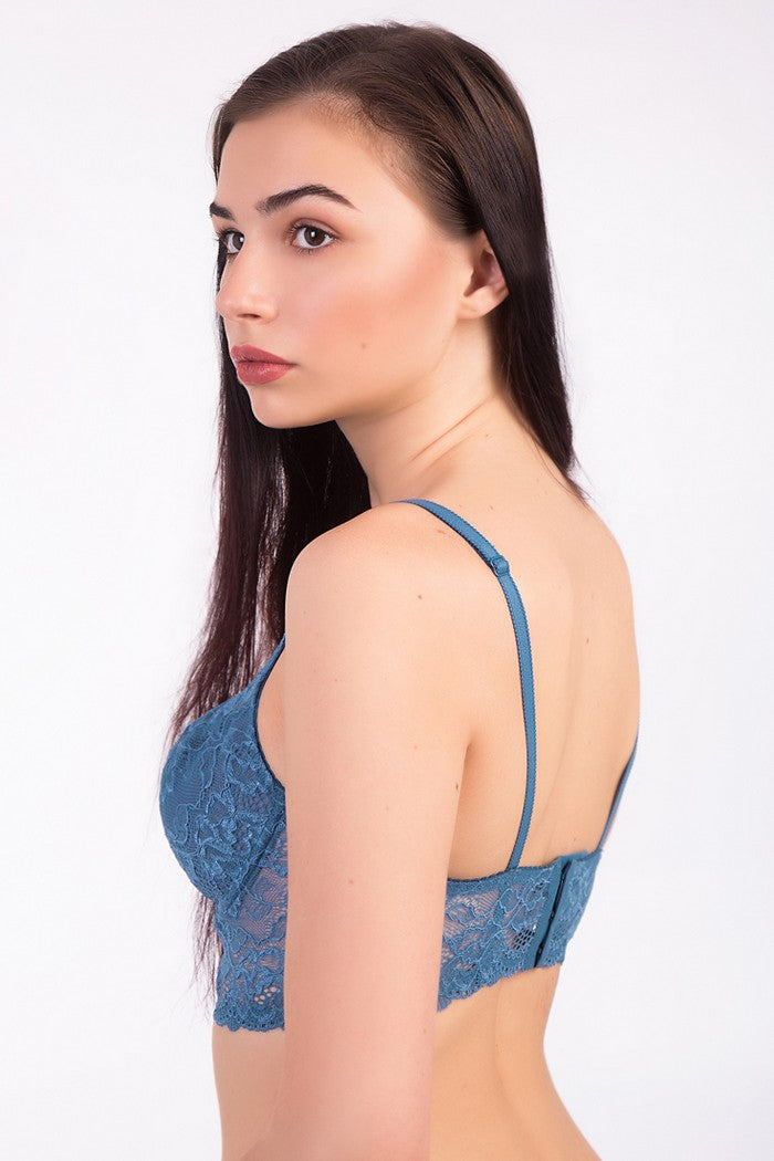 Кружевное бюстье с мягкими чашками 04.1028 evening twilight