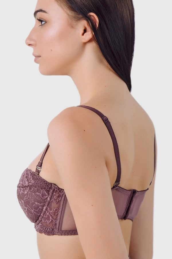 Бюстгальтер "анжелика" с плотными чашками 04.1207 irish coffe