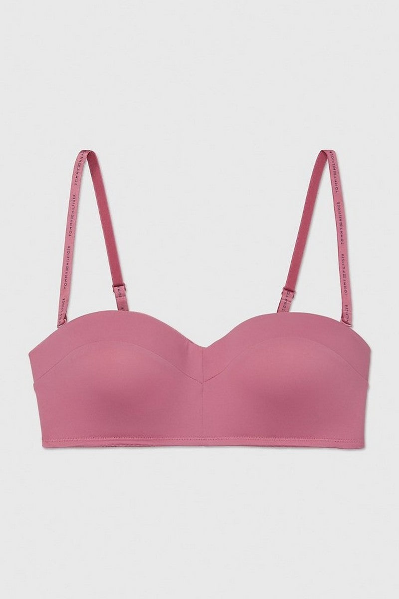 Гладкий бюстгальтер-бандо 828306359 pink