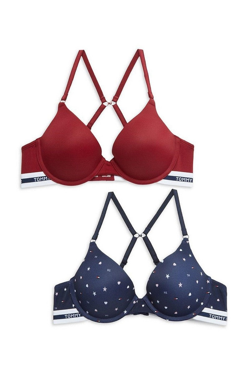 Набор бюстгальтеров push-up 833549696 red/blue