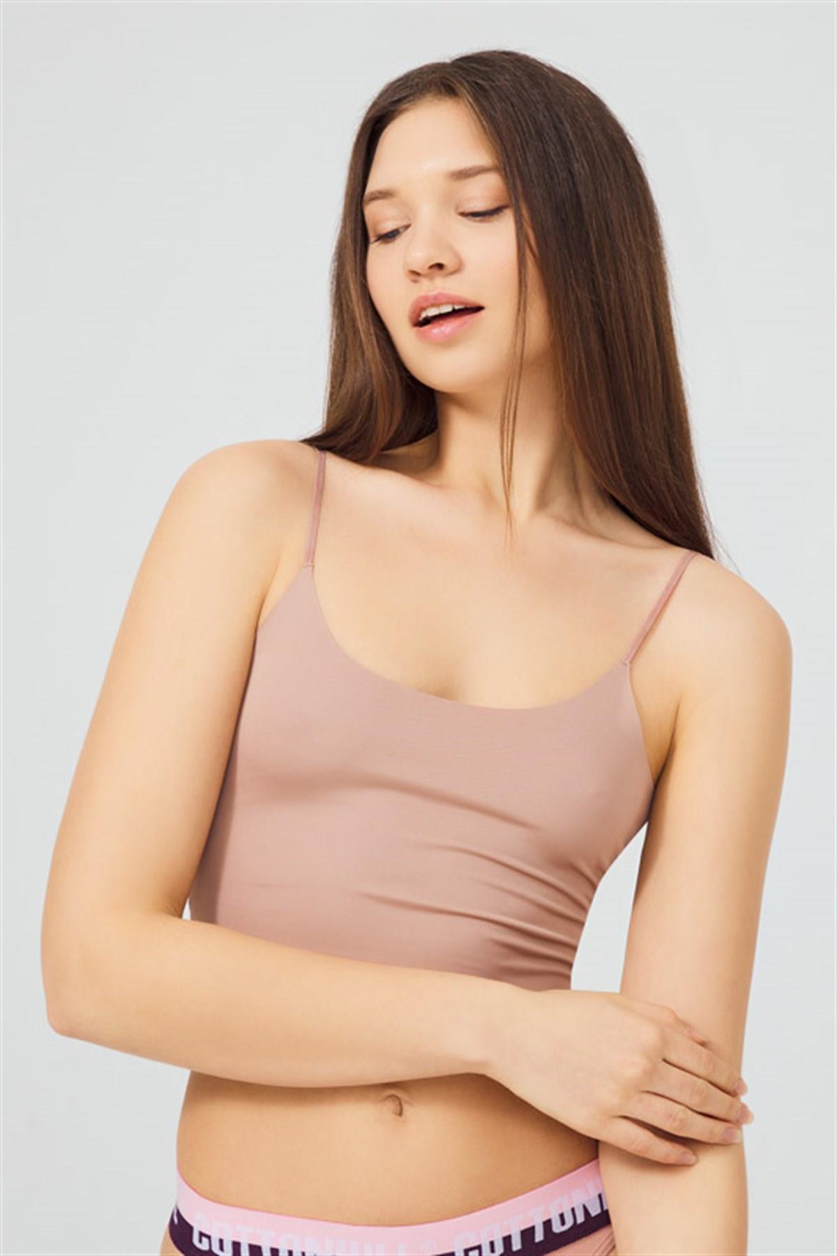 Безшовний топ CH1752 brown