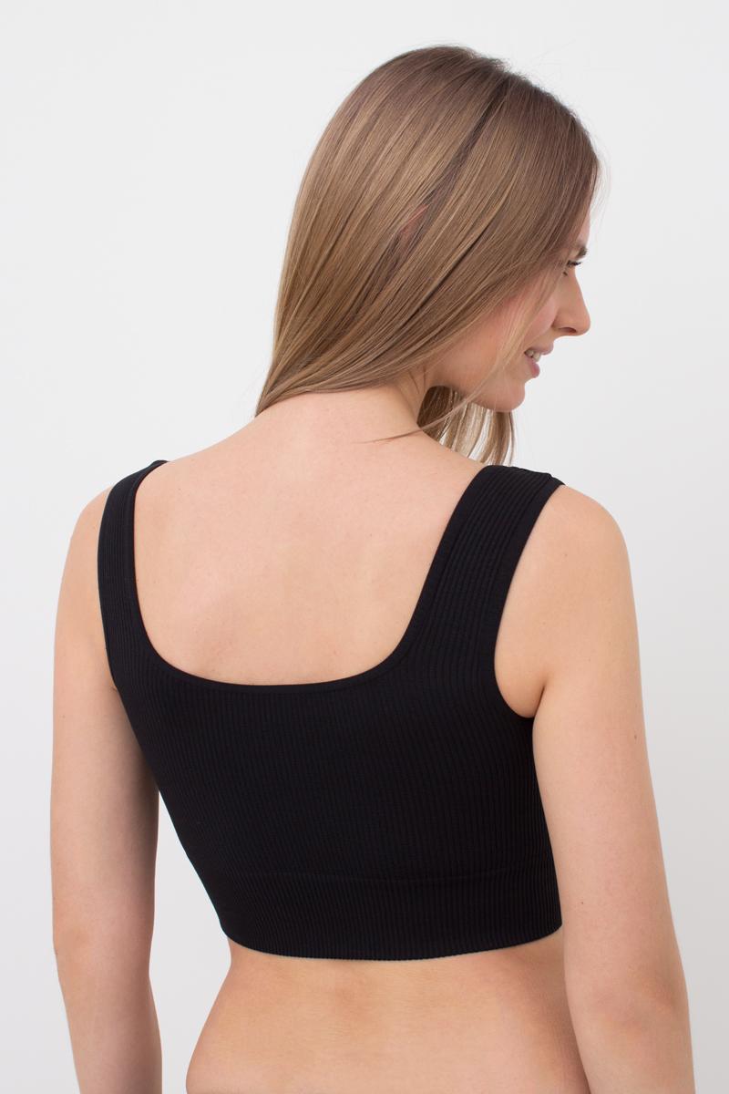 Топ в рубчик 1011066 Top Rib black