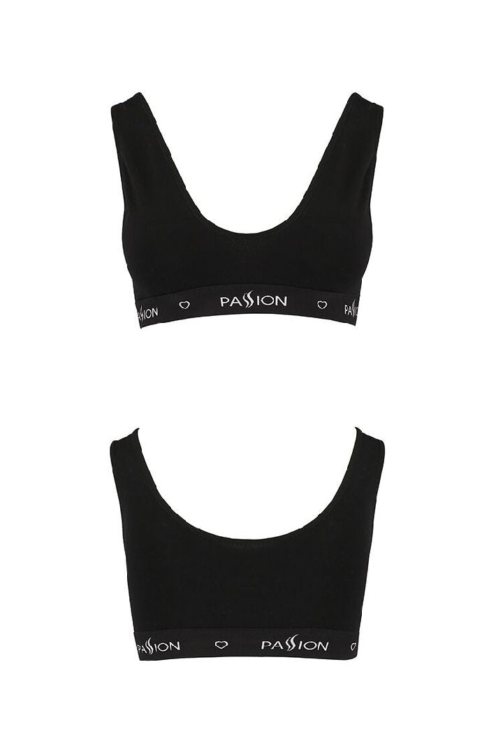 Спортивний топ із бавовни PS004 black