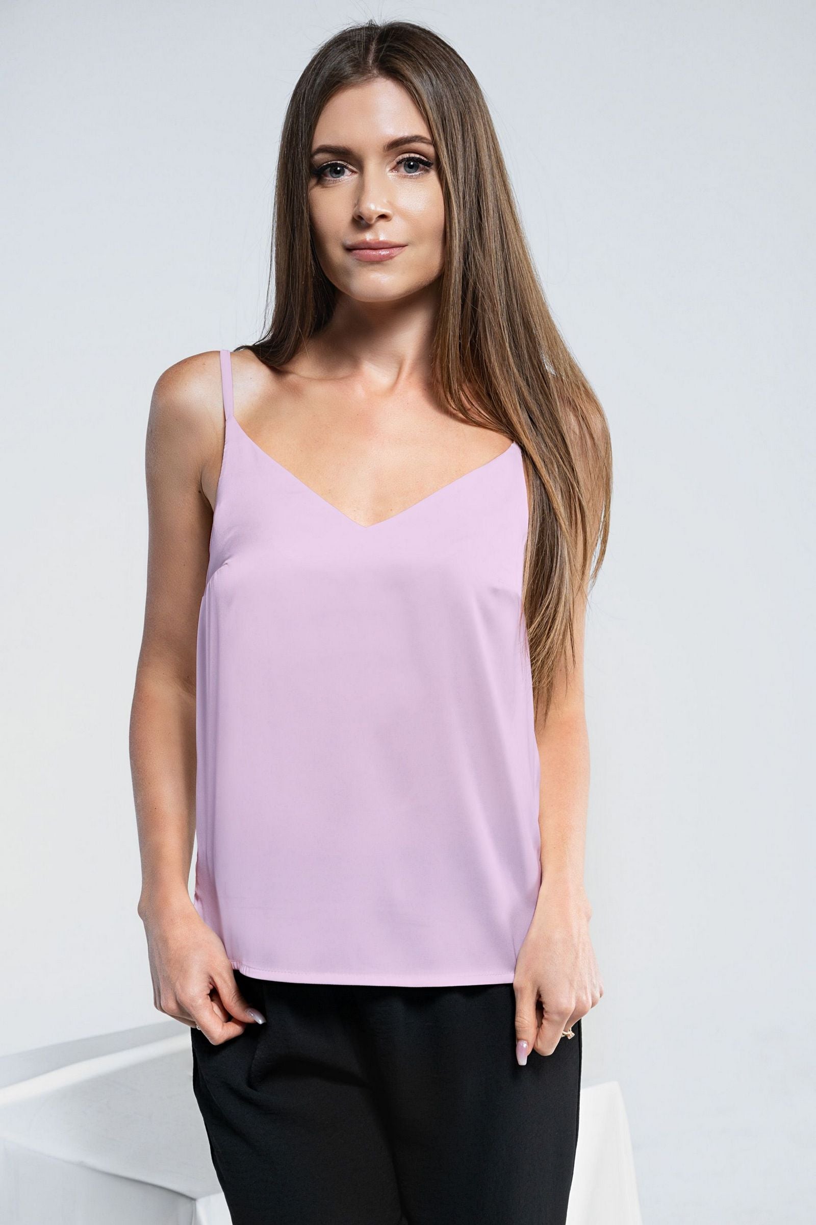 Топ на тонких бретелях 1650 light lila