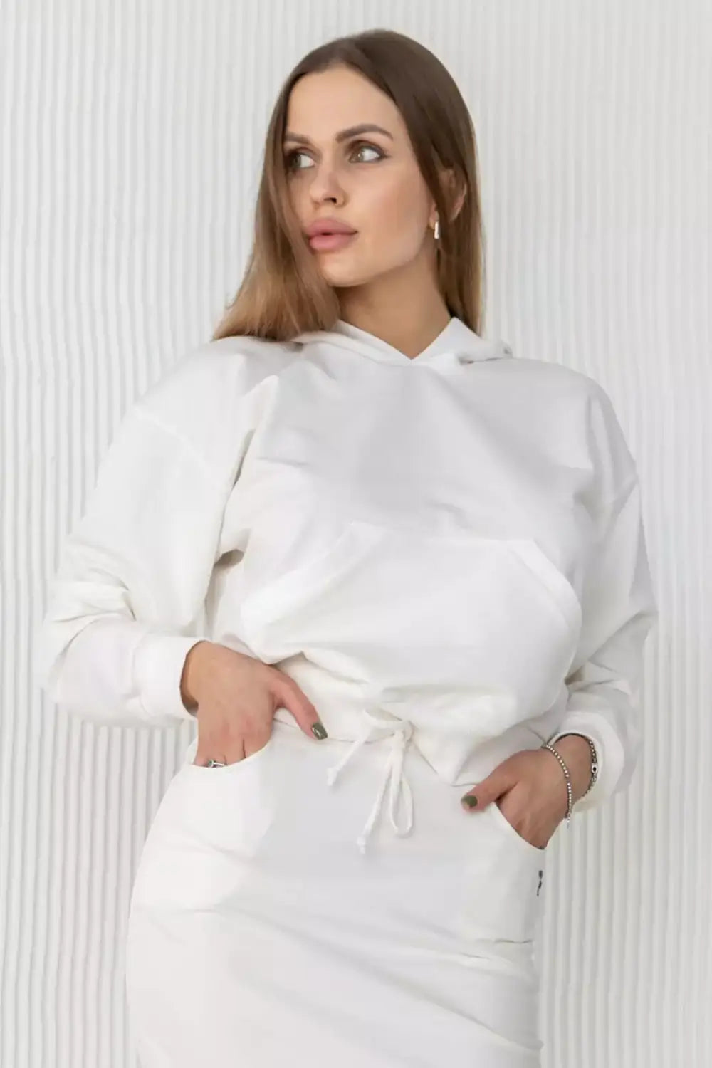 Хлопковое худи с капюшоном A21-LD11