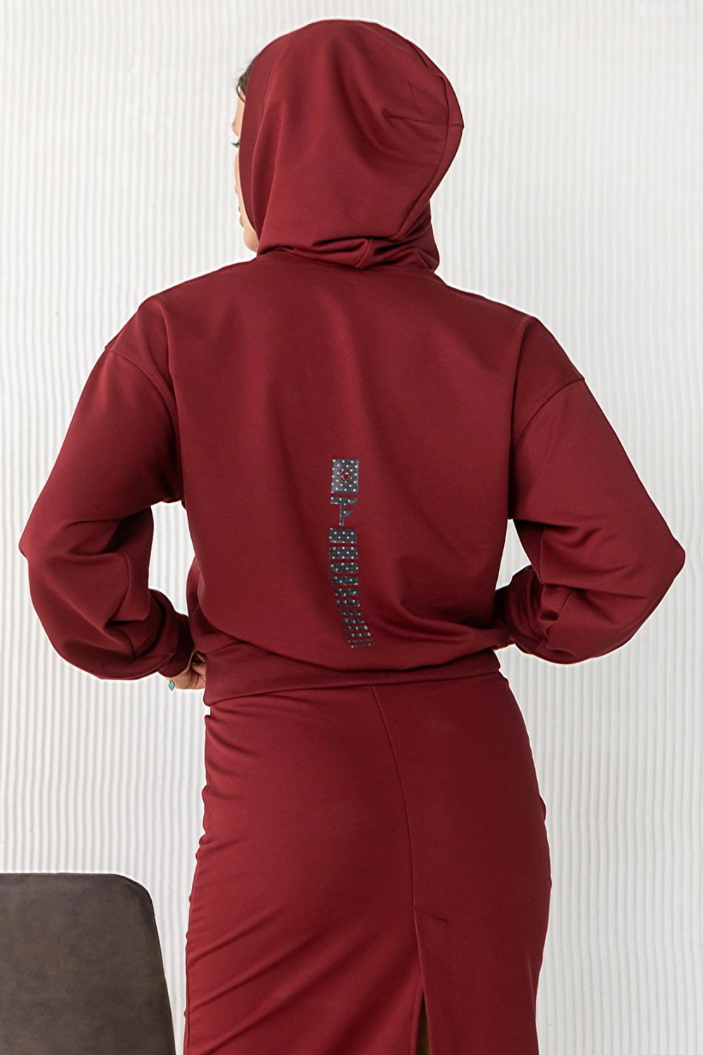 Хлопковое худи с капюшоном A21-LD37