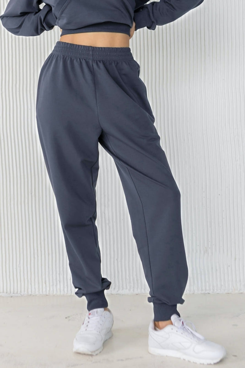 Брюки-джоггеры с карманами E1-LD9