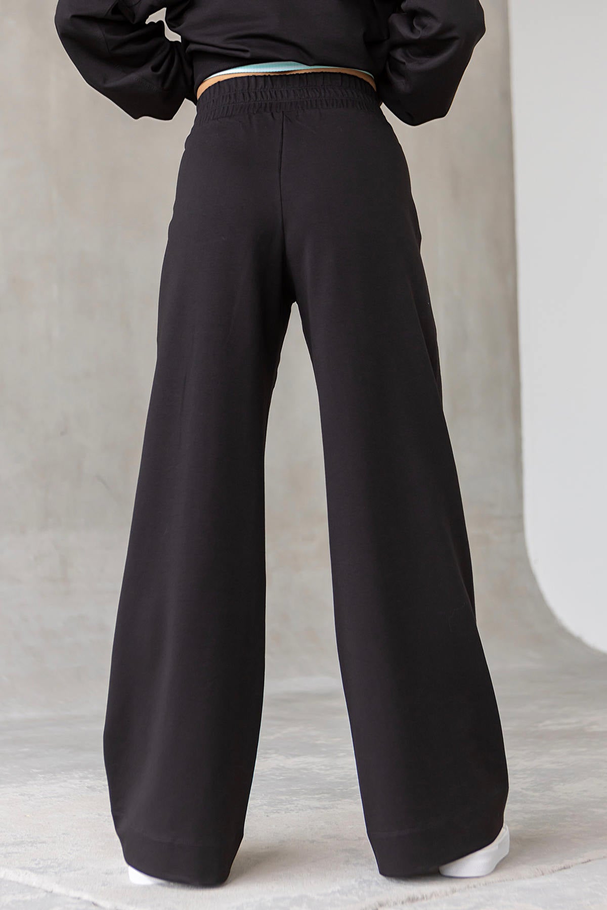 Брюки-палаццо из хлопка E2-LD10