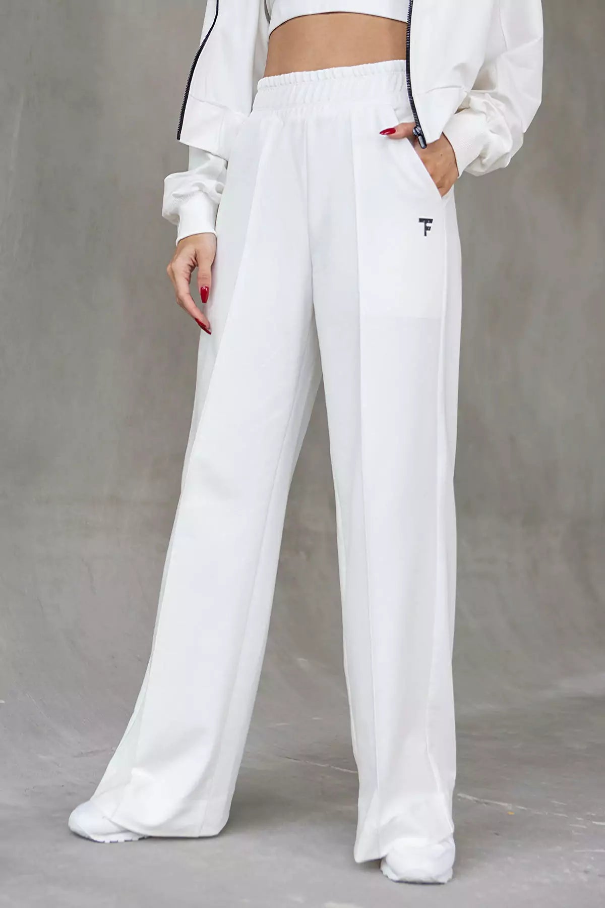 Брюки-палаццо из хлопка E2-LD11