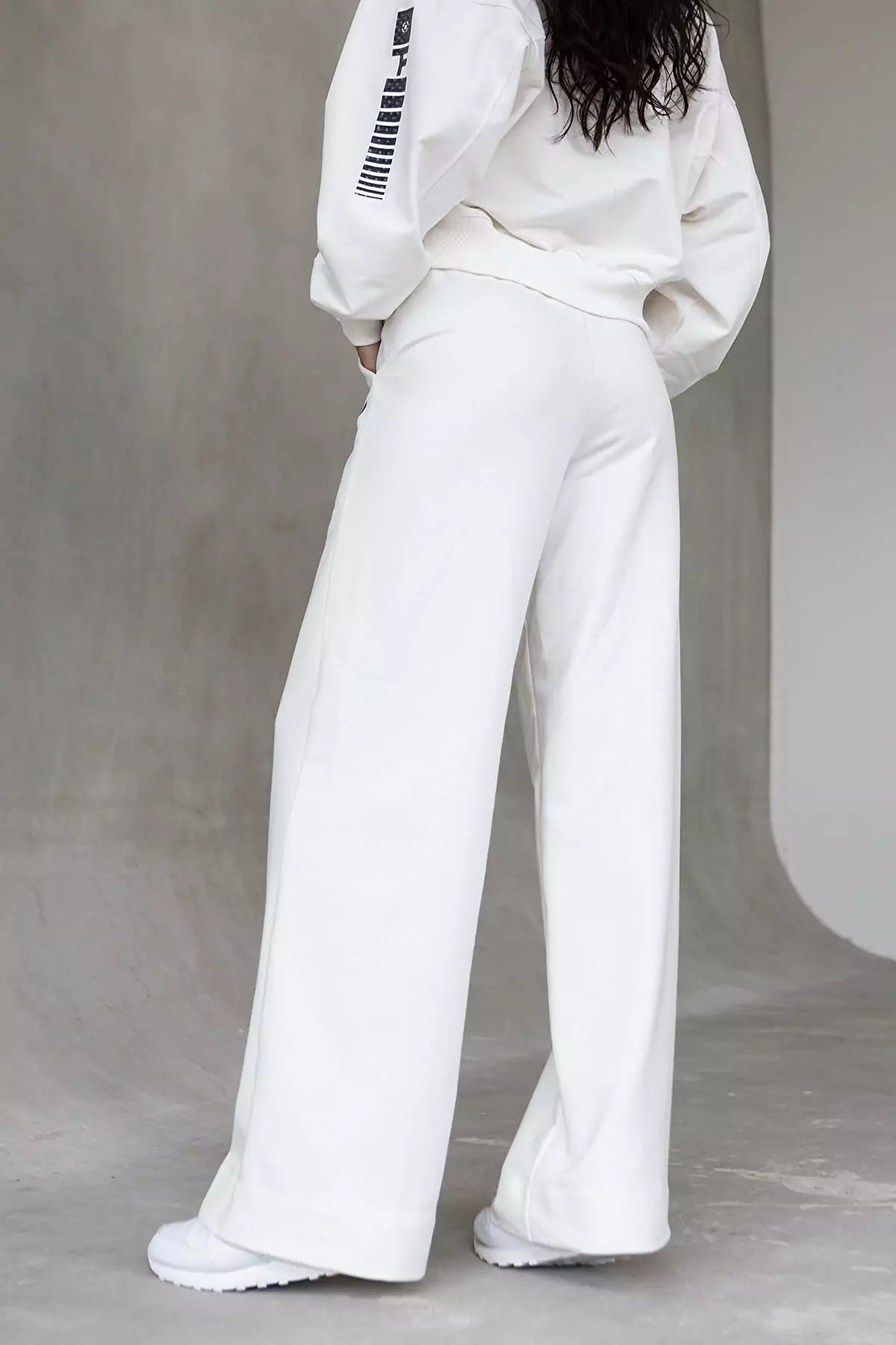 Брюки-палаццо из хлопка E2-LD11