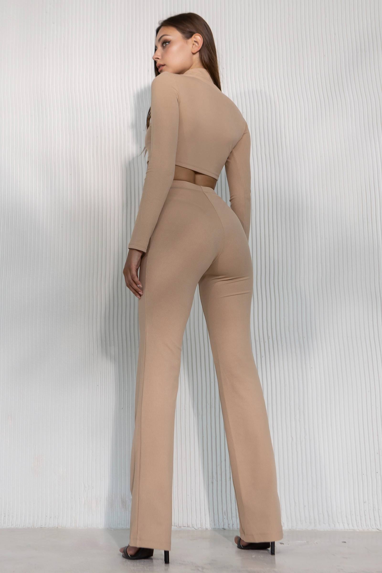 Прямые брюки в рубчик E5-TR32