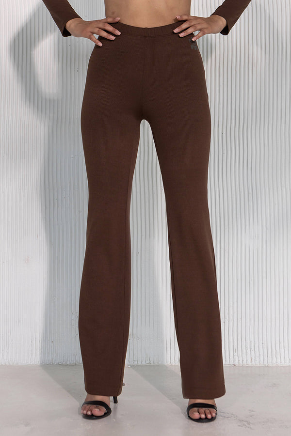 Прямые брюки в рубчик E5-TR57