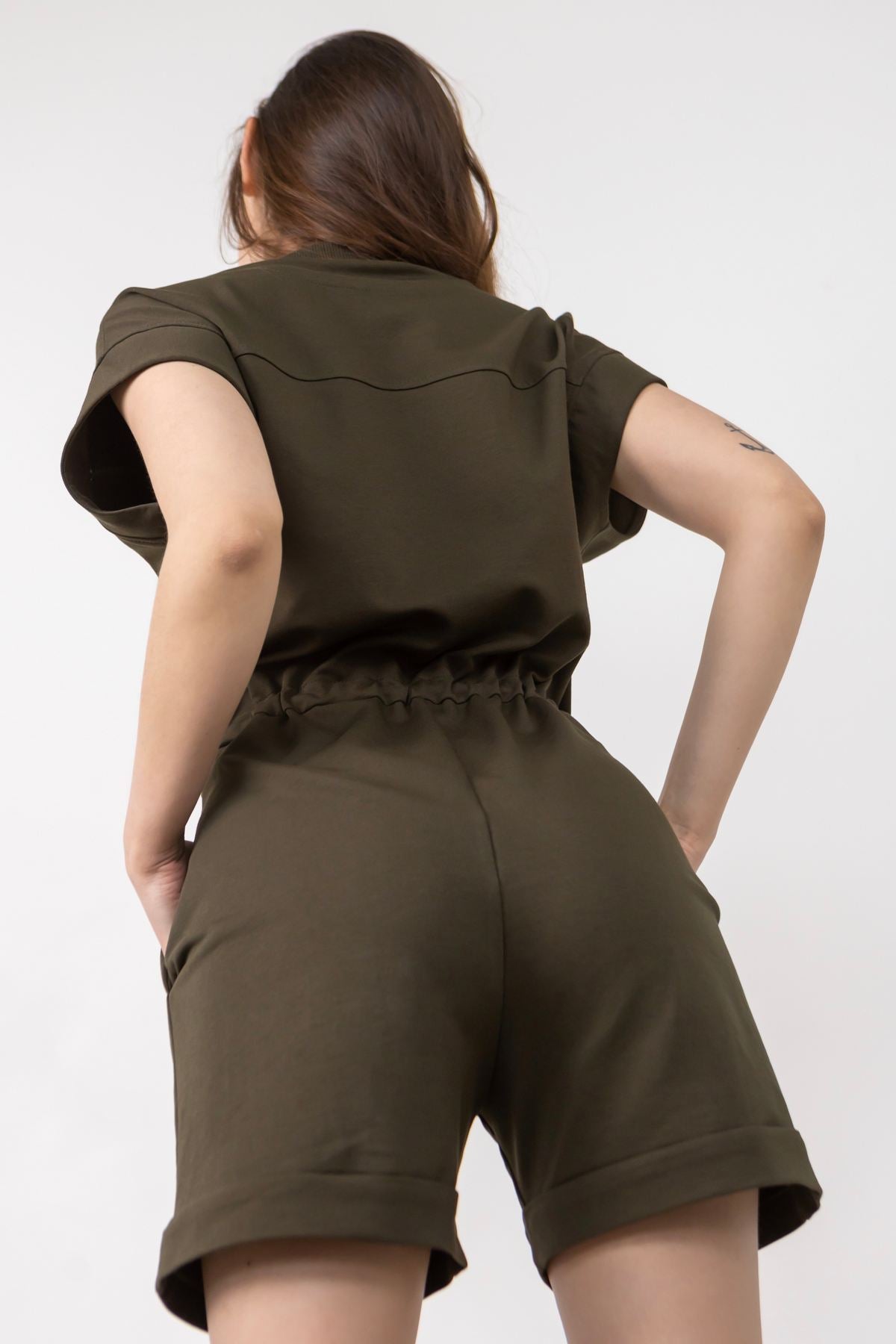 Хлопковый комбинезон с логотипом F51-LD36